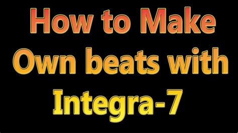 If the file you create is supported by the marketplace where you're listing the content, then it's going to work as an nft. How to make music-how to make own beats with Integra-7 ( 1 ...