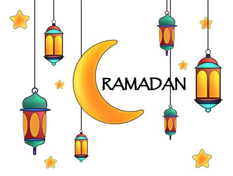 Ramadan Kareem Cute Background Illustration Creative Posters Cute
