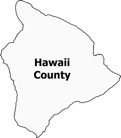 Hawaii County Map Gis Geography