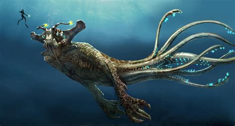 The First Sea Emperor Concept Art Subnautica Creatures Subnautica