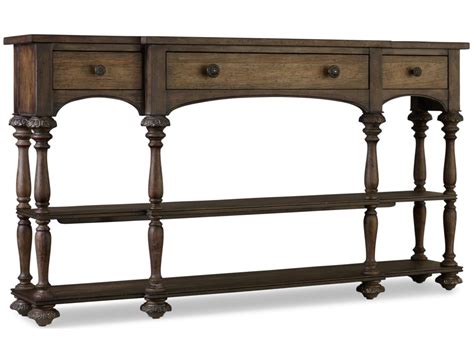 Hooker Furniture Rhapsody Three Drawer Console With Turned