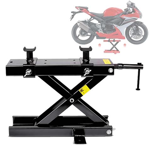 Buy 1100lbs Motorcycle Jack Adjustable Heavy Duty Motorbike Lift Stand