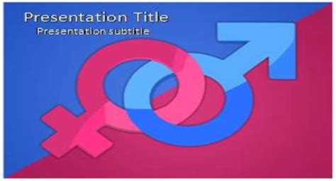 Free Gender Powerpoint Template And Themes