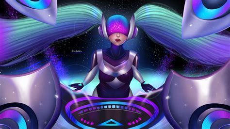 Artstation Dj Sona League Of Legends