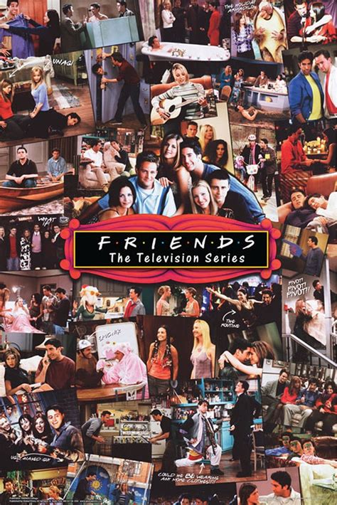 Friends The Television Series Collage 36x24 Art Print Poster