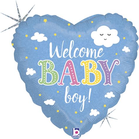 36874h Welcome Baby Boy Grabo Balloons