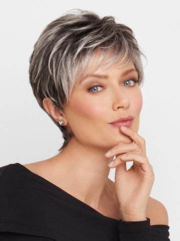 Owing to the strategic placement of the layers from the middle of her hair downwards, the top section automatically fluffs up with ease. Pin on short shaggy/or pixieish haircuts