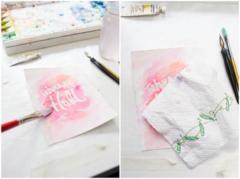 No wonder so many people don't masking fluid is one of the key supplies to any watercolorist kit. Watercolor DIY | Atlanta Wedding Photographer