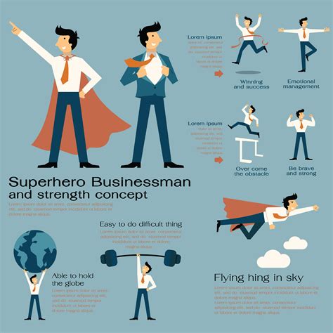Superhero Businessman Matchmaker Logistics