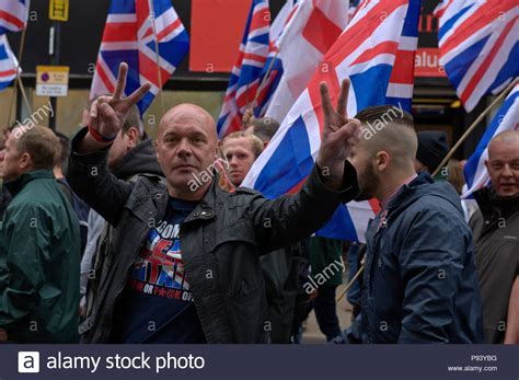 Britain First March In Rotherham Stock Photo Alamy