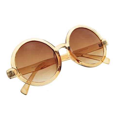 Cute Mod Era Vintage Inspired Round Circle Sunglasses Circle