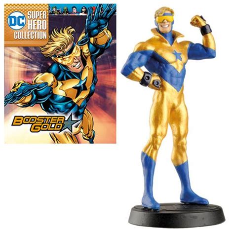 Dc Superhero Best Of Booster Gold Figure With Collector Magazine 31