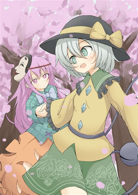 Komeiji Koishi And Hata No Kokoro Touhou Drawn By Kumasan Kumazonjp