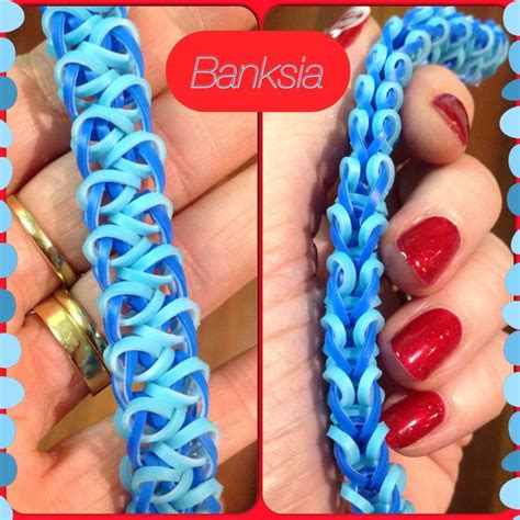 Banksia Bracelet Tutorial Hook Only Rainbow Loom Bands Rainbow Loom