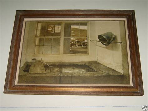 Andrew Wyeth Rare Lithograph Spring Fed Great Piece On Popscreen