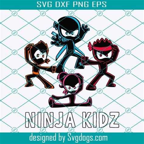Ninja Kidz Svg Cute Ninja Kids Svg