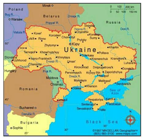 Map Of Ukraine 🇺🇦 Ukraine Ukraine Cities Social Studies