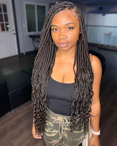 Large top of bra strap $220 add $20 past bra strap any size hair included (1b and 2). 70 Braided Hairstyles for Winter 2018 in 2020 | Girls ...
