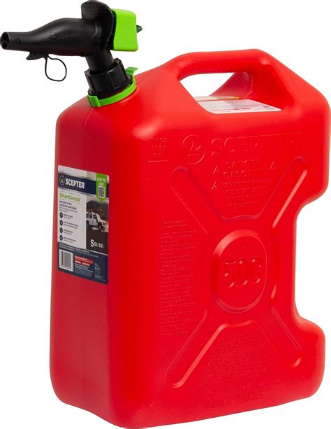 Scepter Fscrvg5 Smartcontrol Rv Gas Can With Rear Handle