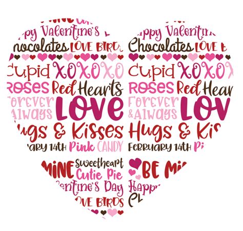 Valentines Day Word Art Png Free Stock Photo Public Domain Pictures