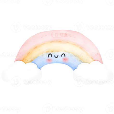 Cute Rainbow Illustration 16733776 Png