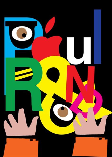 A Tribute To Paul Rand Posters By Murat Yüksel Via Behance Graphic
