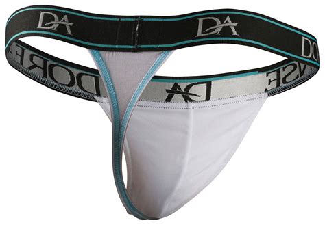 Doreanse Thong G String Sexy Mens Designer Underwear Sporty White Black