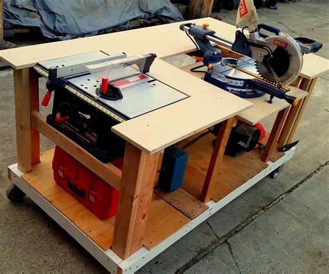 22 Diy Miter Saw Table Plans Guide Patterns