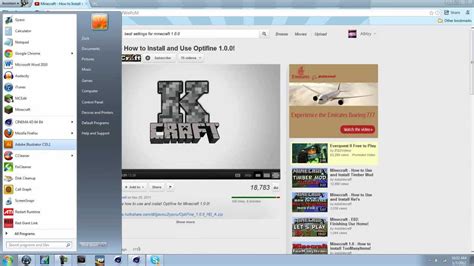 Minecraft Optifine 100 Black Screen Fix Youtube