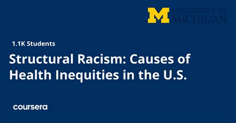 Structural Racism Causes Of Health Inequities In The Us Coursera