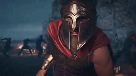 Assassins Creed Odyssey Opening Scene Of King Leonidas And 300