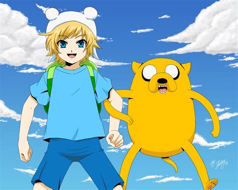 1360x768 Resolution Adventure Time Fin And Jake Digital Wallpaper