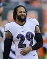 Earl Thomas III #29 of the Baltimore Ravens on the sideline during the ...