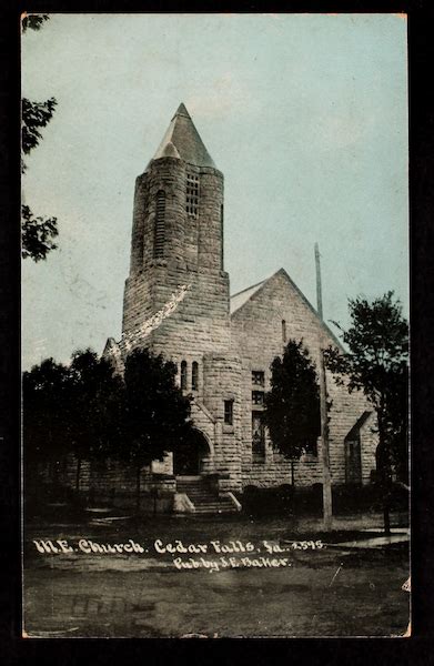 Cedar Falls M E Church Methodist Carte Postale Ancienne Et Vue