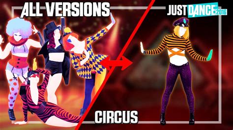 Just Dance Comparison Circus Classic X Extreme Youtube