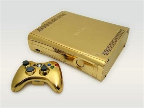 Gold Xbox 360 Console Xbox 360 Consoles De Videogame Xbox 360