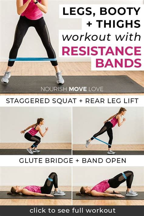 8 Best Leg Exercises With Resistance Bands Nourish Move Love 8 Best Resistance Band