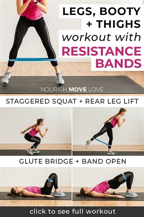 8 best leg exercises with resistance bands nourish move love 8 best resistance band