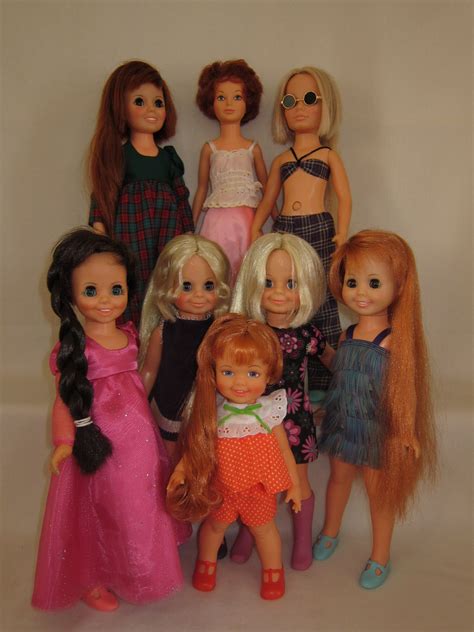 1970s Vintage Ideal Dolls Crissy Kerry Velvet Mia Cricket