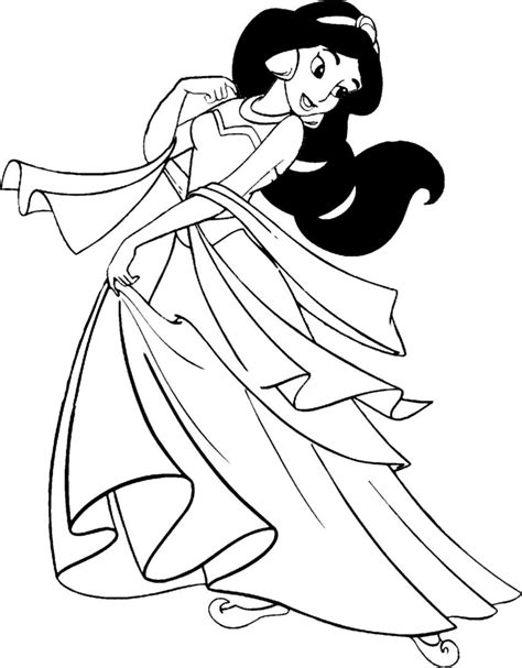 Practicing coloring is a proven path to successful learning for children. Free Printable Jasmine Coloring Pages For Kids - Best ...
