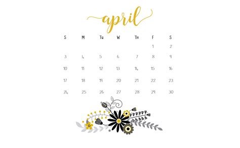 Free Download April 2016 Calendar Printables And Freebies 1856x1151