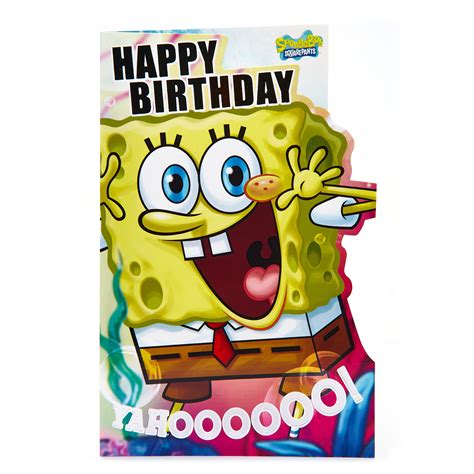 Printable Spongebob Birthday Card Ubicaciondepersonascdmxgobmx
