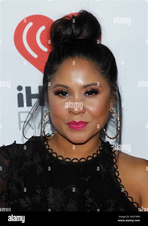 Angela Yee On Stage For Iheartradio Music Festival And Daytime Village