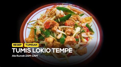 Aduk terus agar tidak hangus. Resep Dari/Bahan/Lokio - Tumis Kacang Panjang Lokio Teri ...