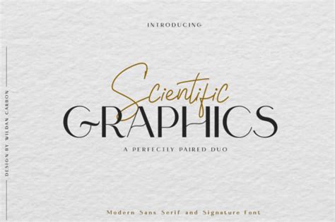 Scientific Graphics Font By Wildan Type · Creative Fabrica