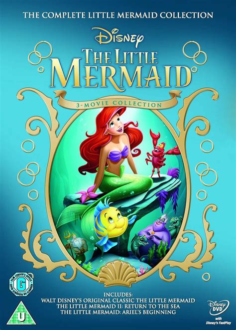 Image The Little Mermaid 1 3 Box Set 2013 Uk Dvd Disney Wiki