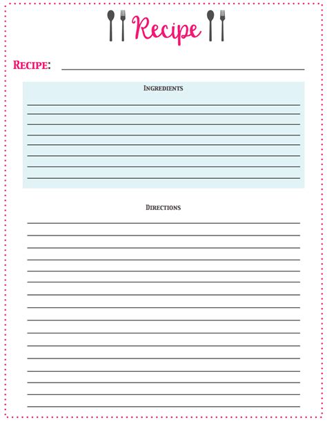 Free Printable Recipe Cards Free Printable Recipe Cards The Floral