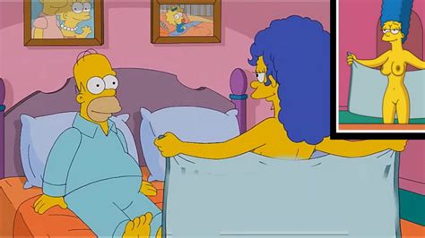 Homer Simpson And Marge Simpson Nude Nipples Milf Tits Sex