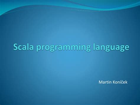 Ppt Scala Programming Language Powerpoint Presentation Free Download