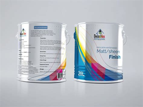 Design Two Printable Labels For Paint Tins 2 Freelancer